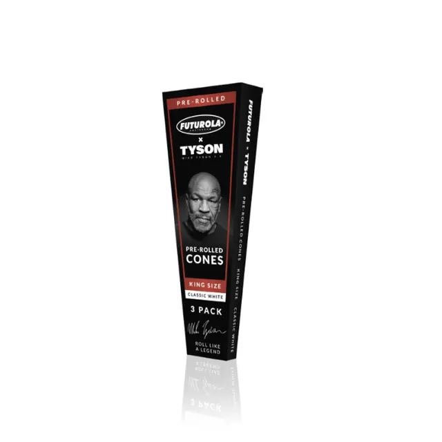 Tyson 2.0 x Futurola King Size Pre-Rolled Cones, 3-Pack