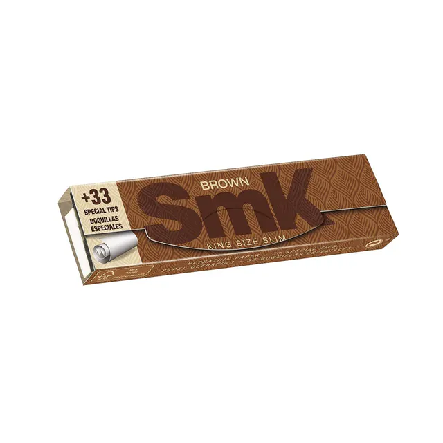 SMK Brown with Tips - King Size Slim