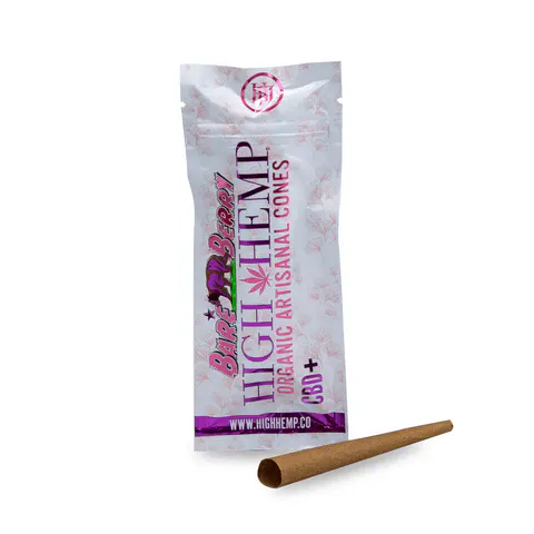 High Hemp Wrap Cones - Bare Berry