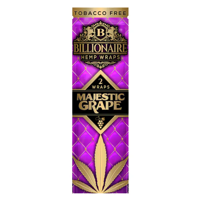 Billionaire Hemp Wraps MAJESTIC GRAPE
