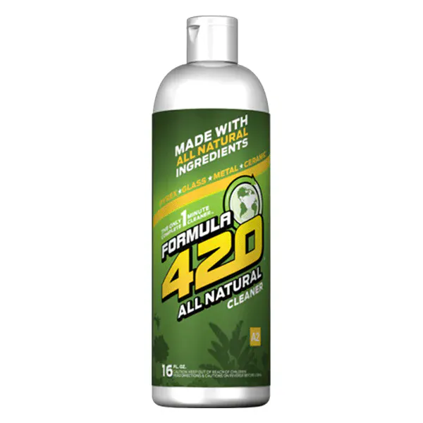 ALL NATURAL Formula 420 Pipe Cleaner - Cleans - Glass, Pyrex, Metal, Ceramic 16 Ounce