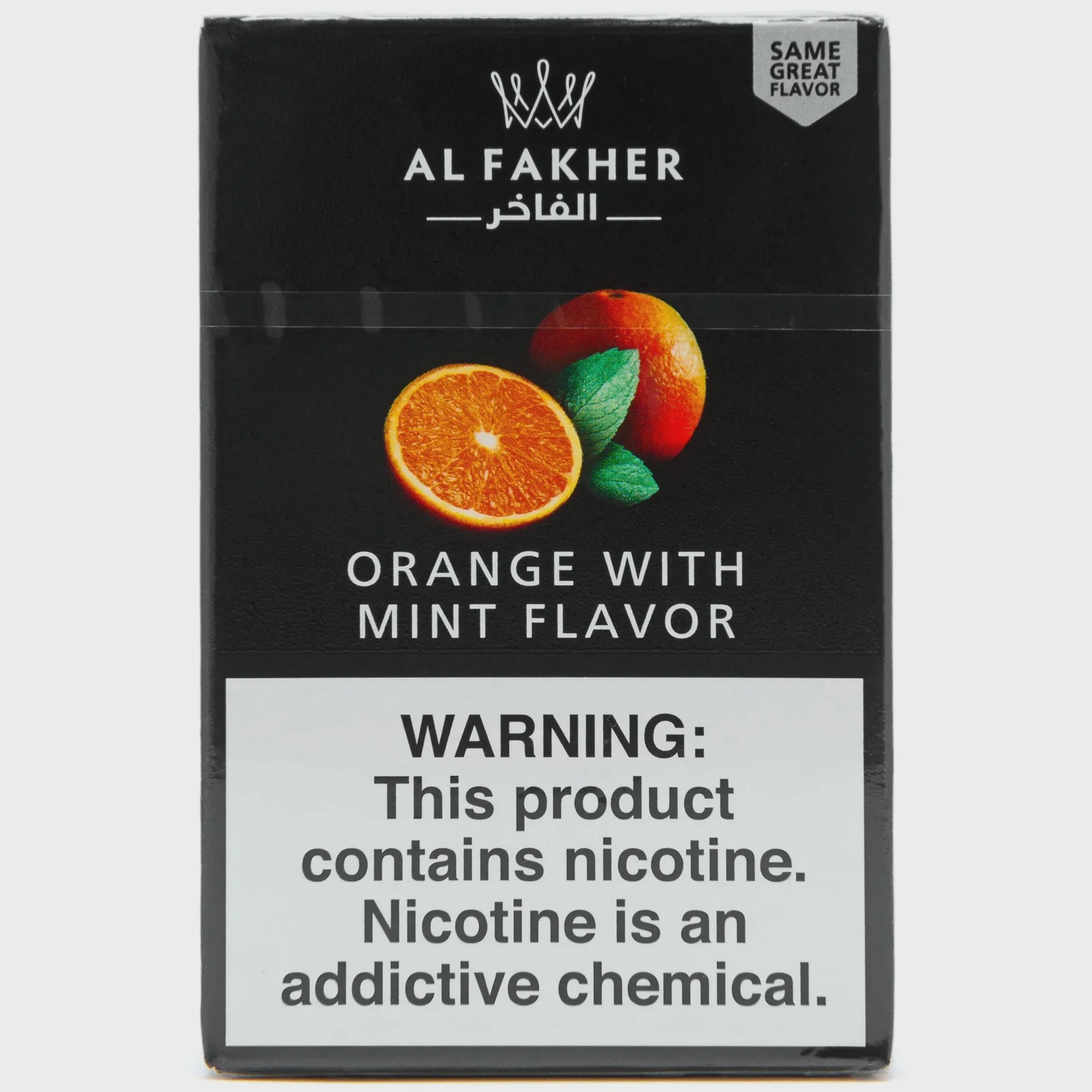 Orange with mint