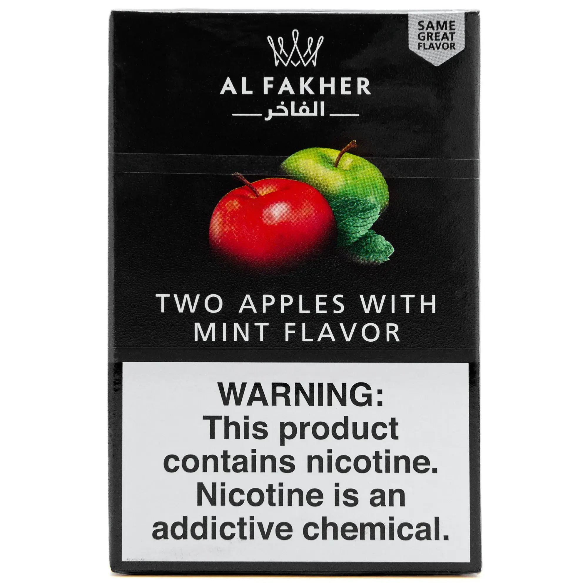 TWO APPLES WITH MINT