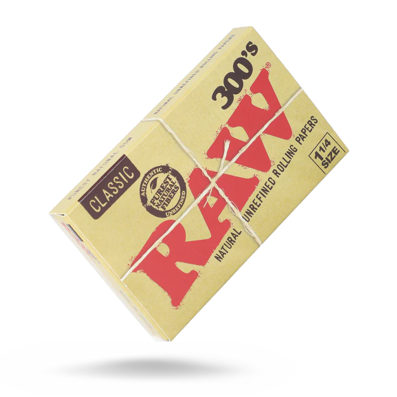 RAW Classic Creaseless 1 1/4 Rolling Papers 300