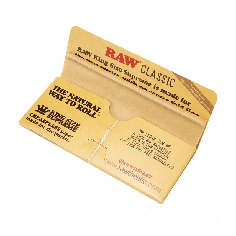 RAW Classic King Size Supreme Rolling Papers
