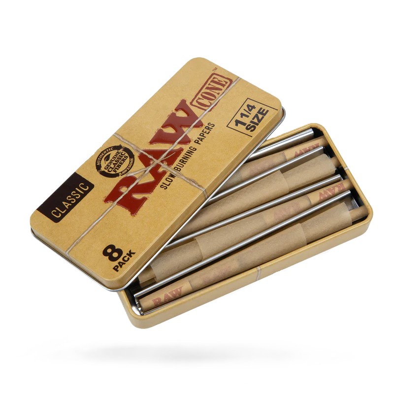 RAW Classic 1 1/4 Cone Tin