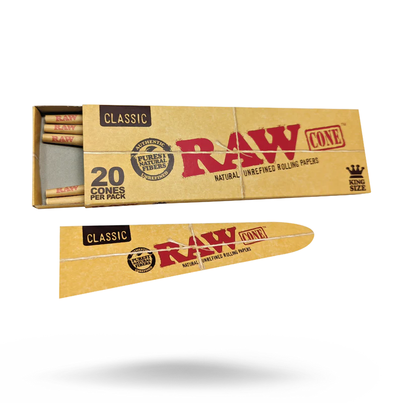 RAW Classic Cones - 20 Pack KING SIZE