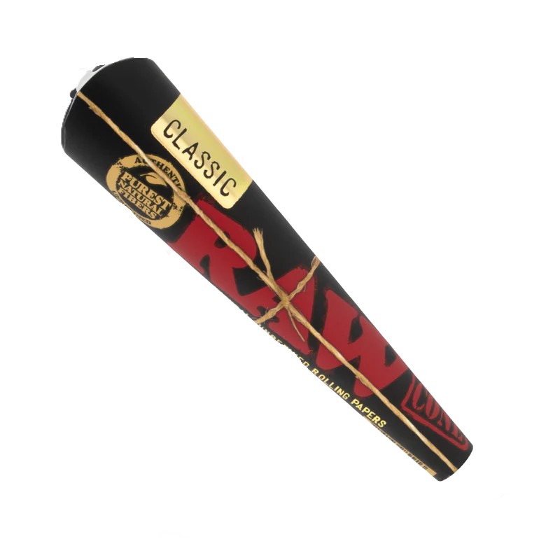 RAW Black Cones KING SIZE