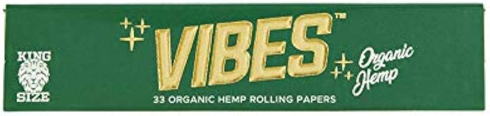 VIBES - Rice Rolling Papers - King Size