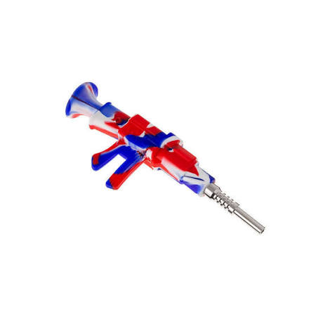 Silicone Nectar Collector Pipes with Stainless Steel Tips