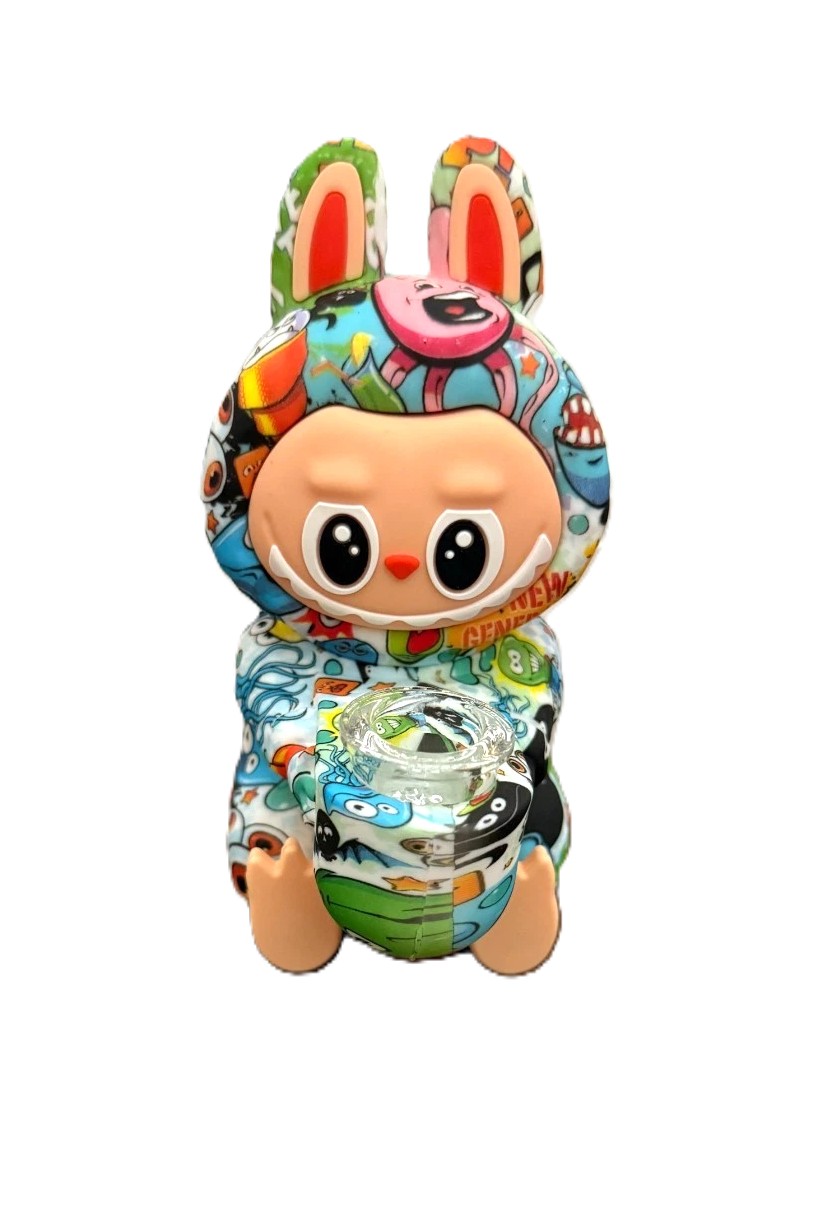 Silicone Labubu Bong