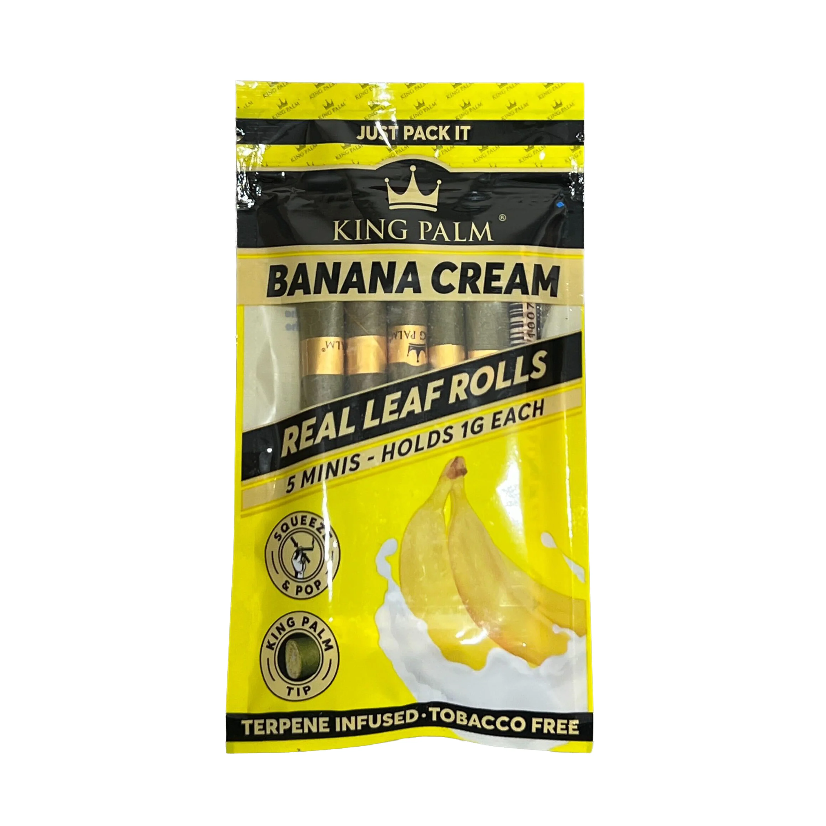 5 Slim Rolls - Banana Cream