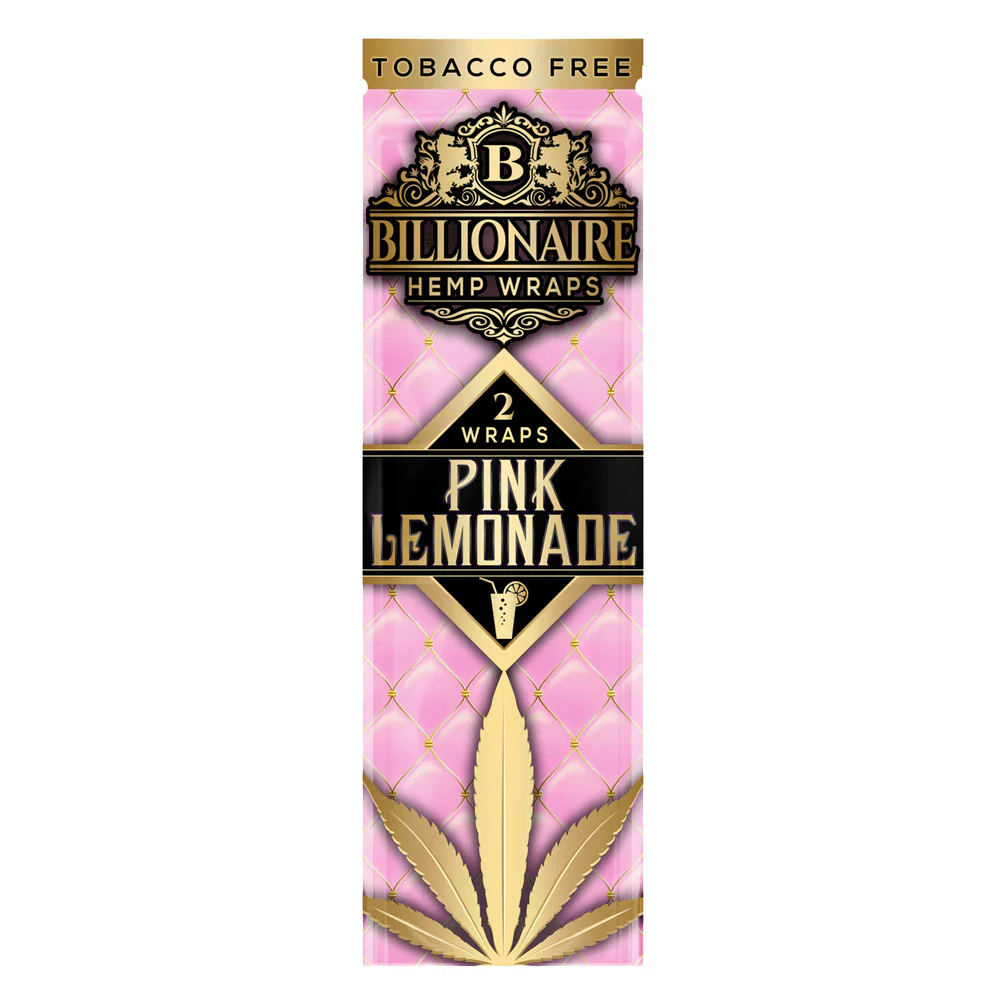 Billionaire Hemp Wraps PINK LEMONADE
