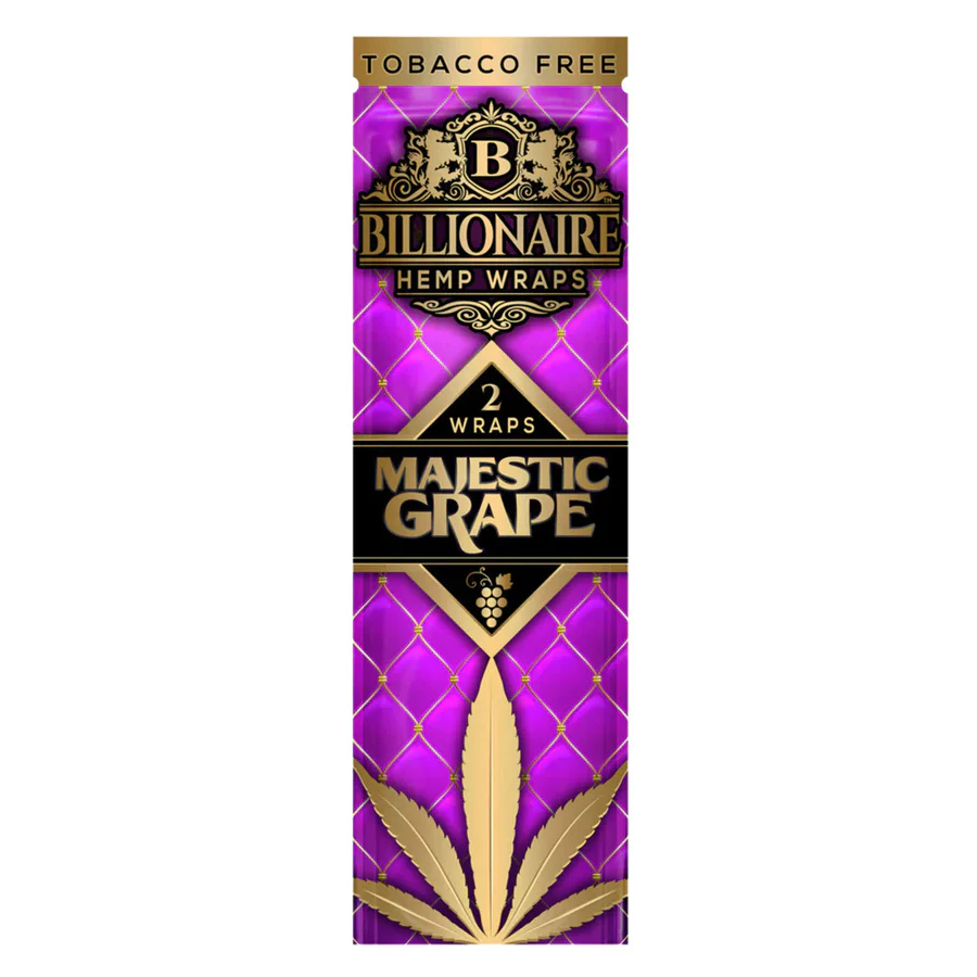 Billionaire Hemp Wraps MAJESTIC GRAPE