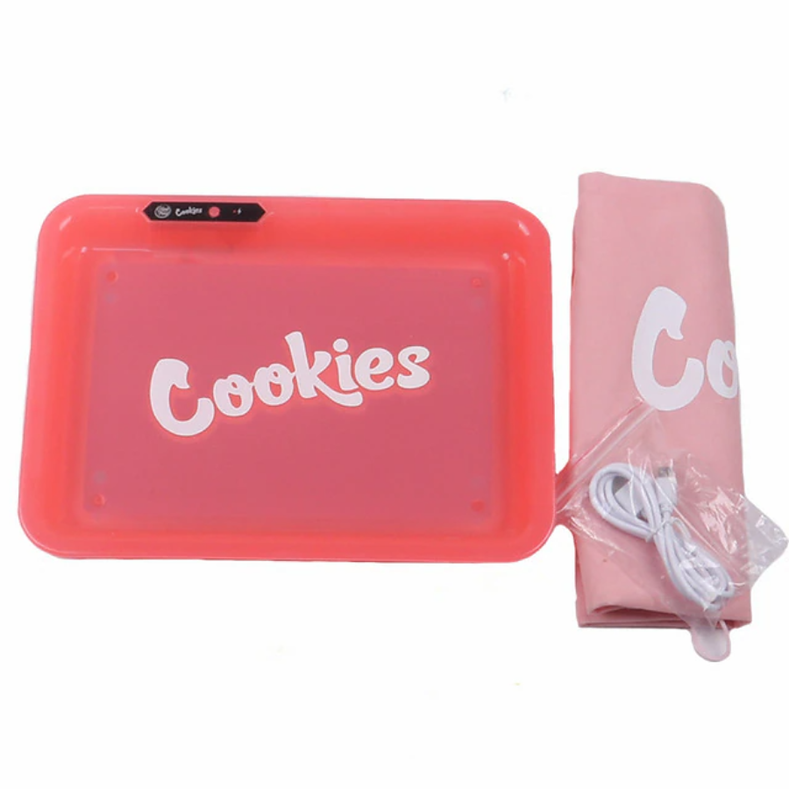 Cookies LED Rolling Glow Light Up Tray PINK