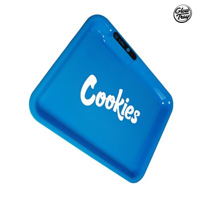Cookies LED Rolling Glow Light Up Tray Rechargeable USB-C Newest Version BlUE