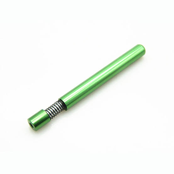 2pcs 83mm Aluminum Alloy One Hitter Pipe With Self Cleaning
