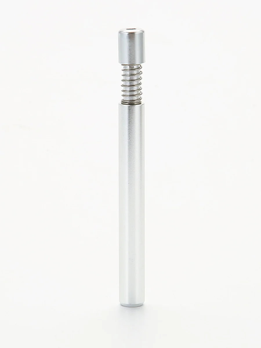 2pcs 83mm Aluminum Alloy One Hitter Pipe With Self Cleaning