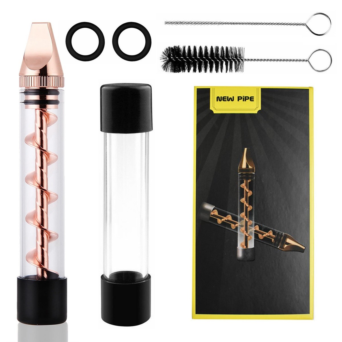 Twisty Glass Blunt Smoke Pipe